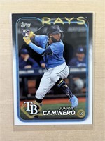 Junior Caminero 2024 Topps Rookie Card