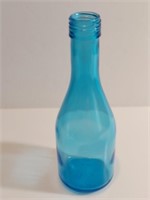 Pale Blue Glass Beverage Bottle