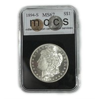 1894-s Ms67 Morgan Silver Dollar *rare*