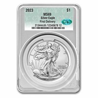 2023 American Silver Eagle Ms-69 (first Delivery)