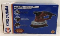 1/3 Sheet finishing sander with 12 pieces of