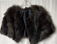 VTG Dark Fur Cape