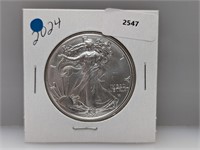 2024 1oz .999 Silver Eagle $1 Dollar