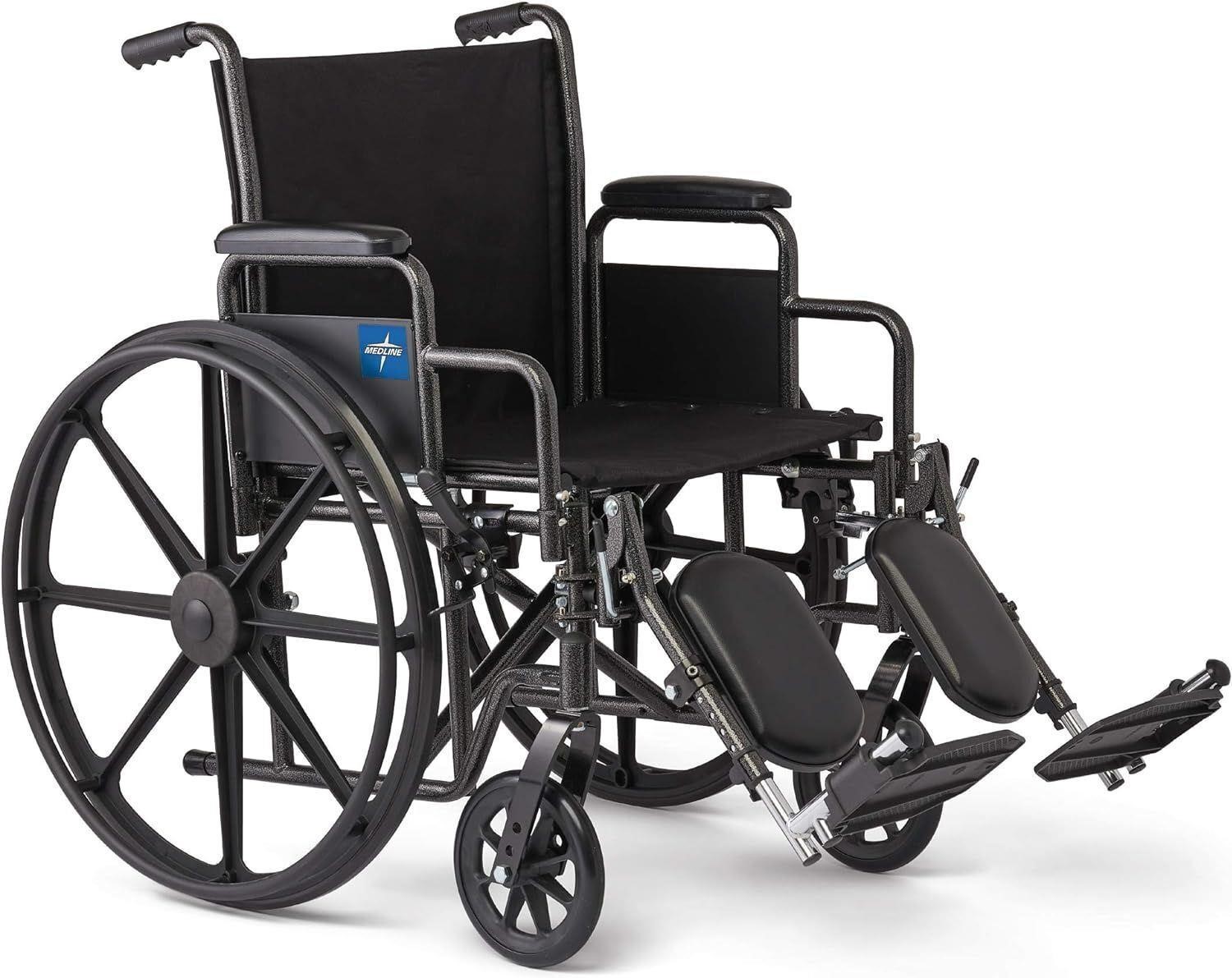 Medline Folding Wheelchair with Swing-Back