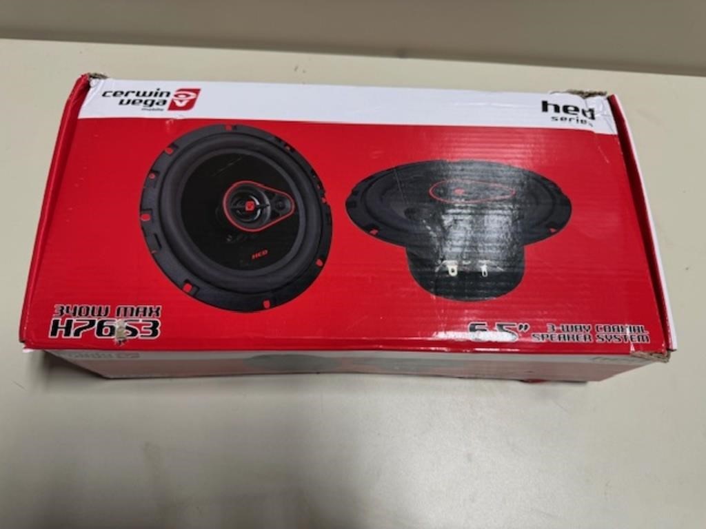 Cerwin Vega 6.5" speaker pair 340W NIB