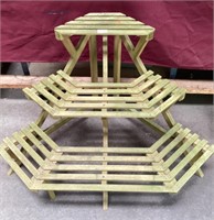 Nice Treated Lumber 3 Tier Plant Stand