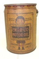 Vintage 5 Gallon En-Ar-Co Oil Can