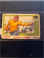 1955 Topps Football Mashshall goldberg NFL CARD