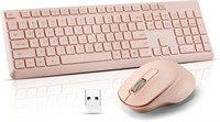 Wireless Silent Keyboard Mouse Combo  Ultra-Slim U