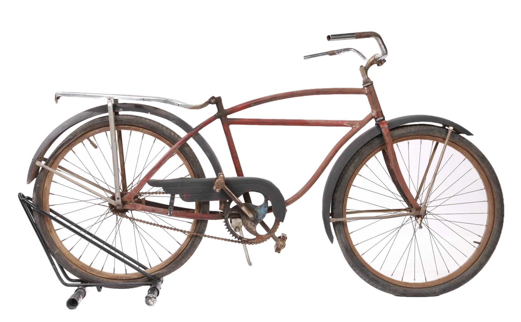 SCHWINN PREWAR SRTAIGHT BAR BICYCLE