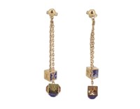 Louis Vuitton Gambling Cube Earrings