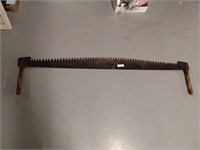 Antique 66 in two-man crosscut saw
