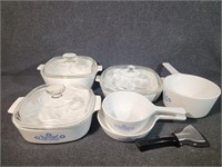 Corning Ware Pots and Dishes with Lids