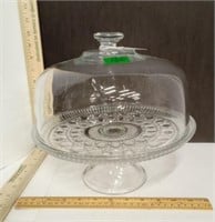 Vintage Cake Pedestal W/ Dome lid