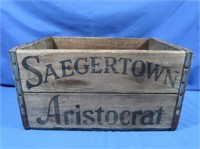 Antique Saegertown Gingerale Wooden Crate