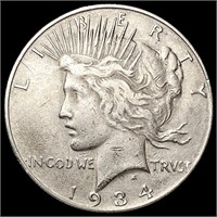 1934-D Silver Peace Dollar CLOSELY UNCIRCULATED