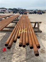 10pc 2 7/8" Pipe 31' Long