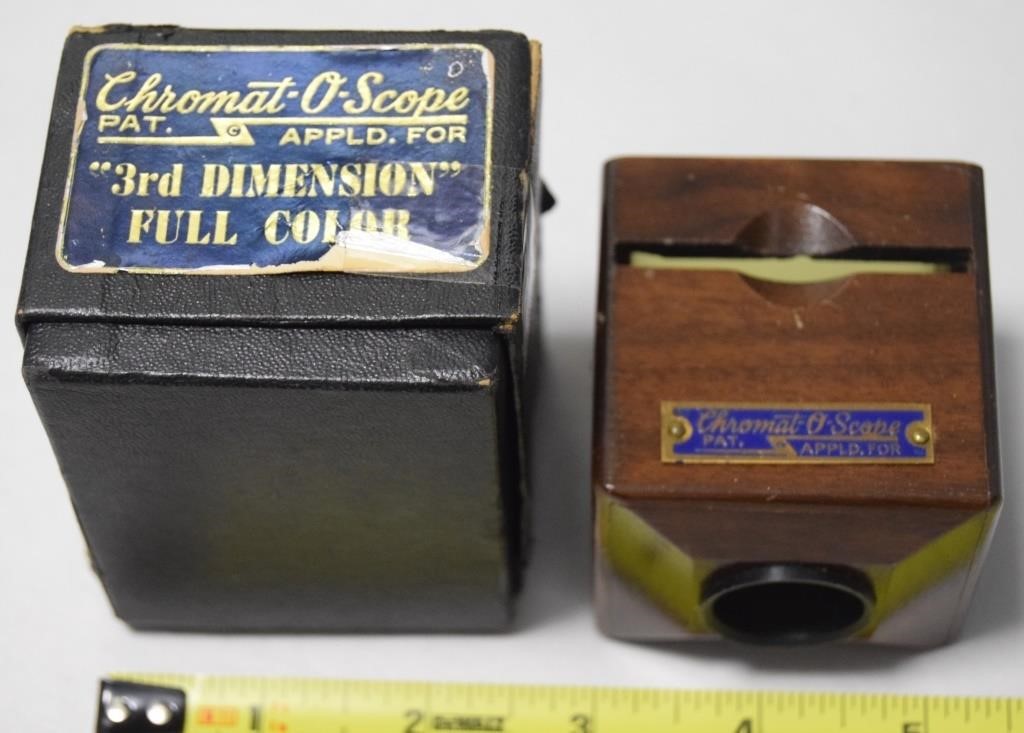 1945 Imperial Wood Chromat-o-scope Slide Viewer