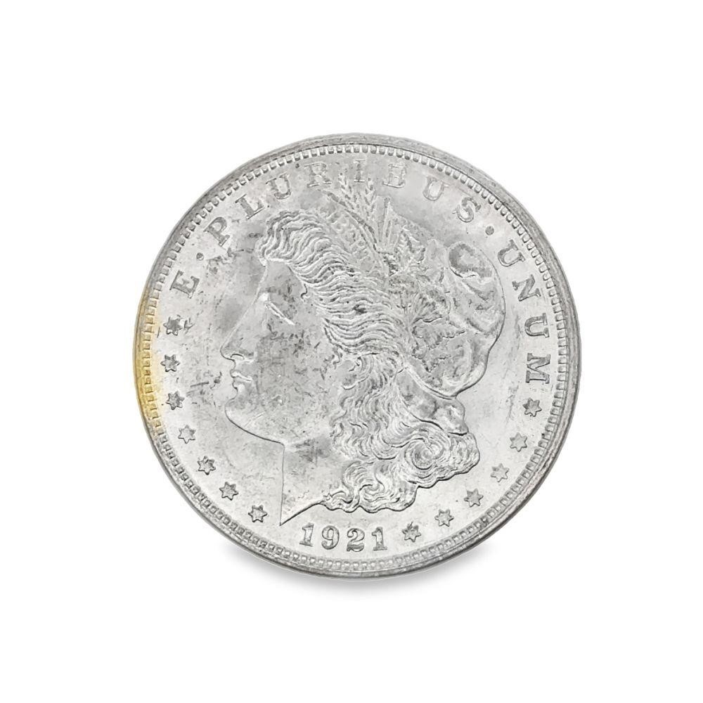 1921 D Morgan Silver Dollar Choice Uncirculated