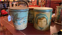 3X ARNOTTS BISCUIT TINS INCLUDES SAND BUCKET RARE