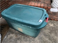 Large 30 Gal Storage Tote & Lid