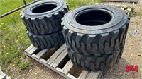 4 Unused 12x16.5 Skidsteer tires