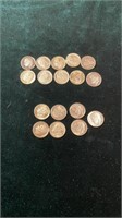 Lot of 1960 Silver Dimes 17