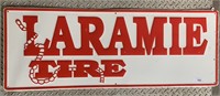 Laramie Tire Advertising Sign.