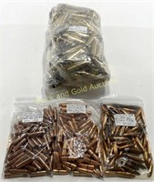 308 Win Brass Shells & 30 Cal Mixed Grain Bullets