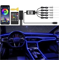 Car LED Lights,Interior Strip Lights with App