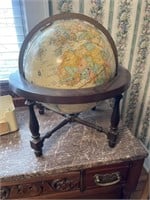 Wooden Stand and Globe