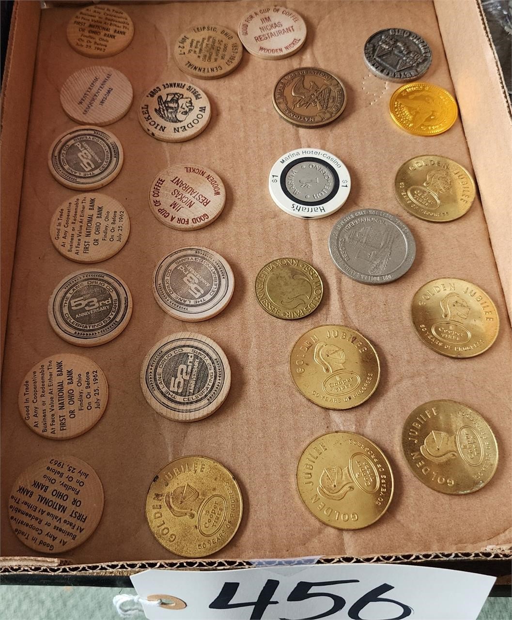 Wooden Nickles, Tokens