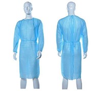 Disposable Isolation Gown Adjustable Ties Latex Fr