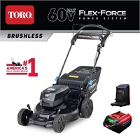 21 in. 60V Walk Behind Mower; Battery Incl.