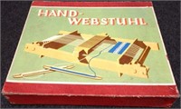 Antique German Hand Webstuhl Loom Weaving Toy