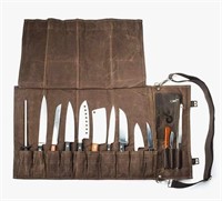 MSRP $35 Chef Leather Knife Bag