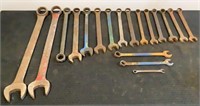 (18) Assorted Combo Wrenches