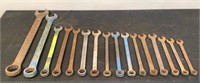 (16) Assorted Combo Wrenches