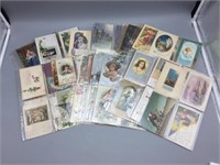 Large Lot of antique postcards