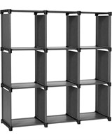 New SONGMICS 9-Cube DIY Storage Shelves, Open