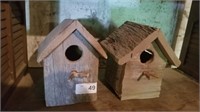 Pair Of Handmade Bird Houses