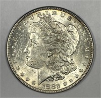 1882 Morgan Silver $1 About Uncirculated CH AU