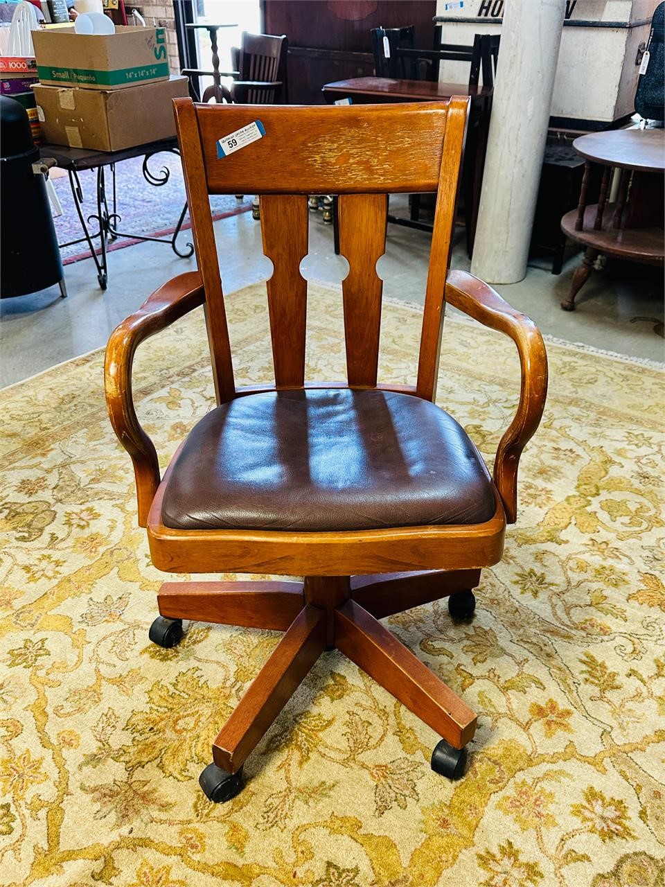 Vintage Executive Style Office Chair