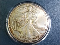 AMERICAN EAGLE SILVER BULLION COIN 2002
