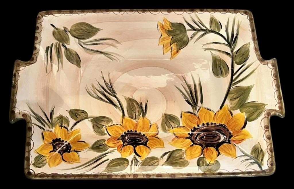 Whole Home Provencial Garden Square Platter