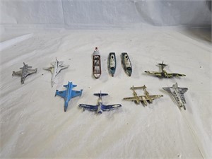 Tootsietoy and Other Die Cast Planes & Destroyers