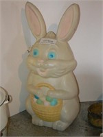 34" blow mold Easter bunny