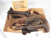 Cast Iron Shoe Making Items