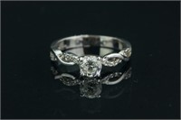 06ct and 0.12ct Natural Diamond Ring CRV$3488
