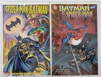 Batman / Spider-Man Paperback Comics, Lot of 2